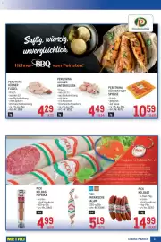 Metro Flugblatt Seite 3: Perutnina Hühner Unterkeulen €4,49, Perutnina Hühnerflügel €4,29