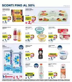 Volantino Esselunga Pagina 11: Abbot Kinney's 100% vegetale €0,99, Latte parzialmente scremato Parmalat €1,78