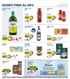Volantino Esselunga Pagina 12: Oro mais Valfrutta €1,99, Olio extra vergine Monini classico €4,99