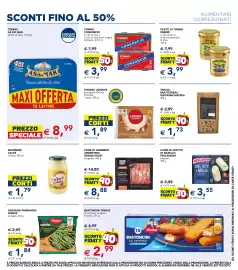 Volantino Esselunga Pagina 13: Tonno ÀS do MAR €8,99, Piadina Loriana €1,89