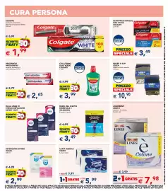 Volantino Esselunga Pagina 17: Dentifricio Parodontax €2,65, Rasoi usa e getta essentials 3 wilkinson €3,49