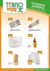 TEMPO leták | Supermarket Strana 10: Propisovací dvojsložka A5 €6,99, Concorde Pero gelové Fortuna €12,99