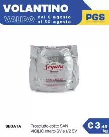 Volantino PGS Cash&Carry Pagina 1: Prosciutto cotto SAN VIGILIO €3,49