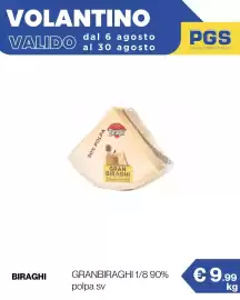 Volantino PGS Cash&Carry Pagina 3: Granbiraghi 1/8 90% polpa sv €9,99