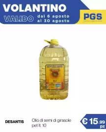 Volantino PGS Cash&Carry Pagina 4: Olio di semi di girasole Desantis €15,99