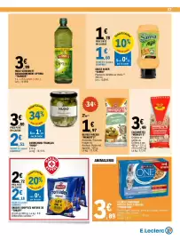 Catalogue E.Leclerc page 17: PURINA ONE €3,89, HUGO Cornichons français €1,29