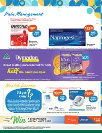 Pharmacy Best Buys catalogue Page 3: Naprogesic 24 Tablets €13,49, Able B1 Plus Blood Pressure Monitor €63,99