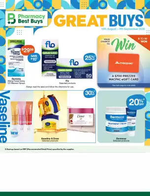 Pharmacy Best Buys (valid until 4-09)
