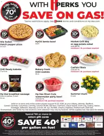 Hy-Vee weekly ad Page 1: Mia Italian Hatch pepper pizza, Catfish fillets