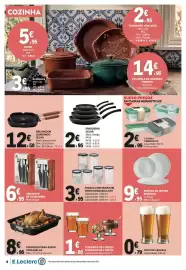 Folheto E.Leclerc Página 4: Caixas herméticas €2,95, Frigideira celar mod.: amiga €2,95