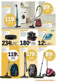 Folheto E.Leclerc Página 7: Máquina de limpeza de têxteis figuieras €180,00, Aspirador robot rowenta €234,99