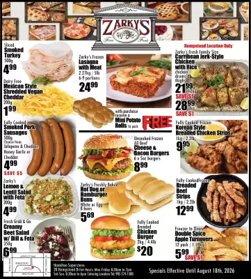 Zarky's flyer (valid until 18-08)