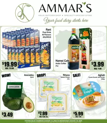 Ammar's Halal Meats flyer (valid until 19-08)