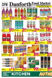 Danforth Food Market flyer week 33 Page 1