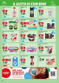 Volantino Bennet Pagina 12: Latte UHT A-Pro Ad Arborea €1,49, Ricotta high protein Granarolo €1,29