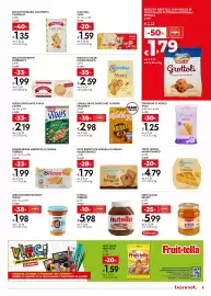 Volantino Bennet Pagina 5: Fette biscottate integrali Mulino Bianco €1,79, Kinder Brioss albicocca o ciliegia €1,99