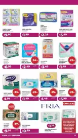 Volantino La Saponeria Pagina 11: FRIA Baby Sensation Acqua Pura €1,79, Lines è Cotone assorbenti assortiti €9,90
