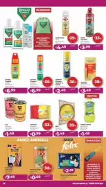 Volantino La Saponeria Pagina 12: VAPE Open Air anti zanzare €3,99, Felix Le Ghiottonerie umido gatto €2,39