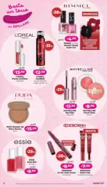 Volantino La Saponeria Pagina 2: PUPA Wonder Me Shiny Bronze terra €15,90, Deborah 24 Ore Color Power ombretto €8,90