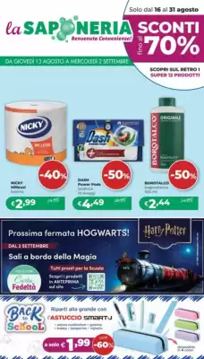 La Saponeria (valido fino al 2-09)