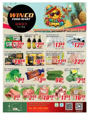 WinCo Food Mart flyer