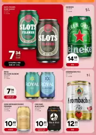 Scandinavian Park reklamblad Sida 18: Royal ipa eller blanche €74,00, Heineken €14,68