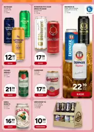 Scandinavian Park reklamblad Sida 19: Oettinger €12,01, Budweiser €17,36