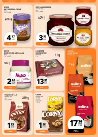 Scandinavian Park reklamblad Sida 3: Den gamle fabrik erdbeere €33,00, Milka hasselnødde-creme €4,67