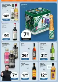 Scandinavian Park reklamblad Sida 33: O.p. Anderson aquavit original eller dill €14,68, Kahlúa coffee liqueur €17,36