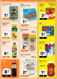 Scandinavian Park reklamblad Sida 5: Heinz baked beans €1,33, Krüger tedrik €200,00