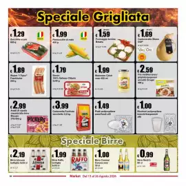 Volantino Sì con te Market Pagina 10: Carbonella Fochista €3,99, Bacon Citterio €1,79