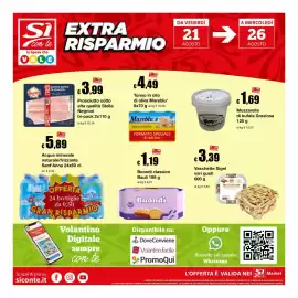 Volantino Sì con te Market Pagina 16: Buondì classico €1,19, Acqua minerale naturale/frizzante Sant'Anna €5,89