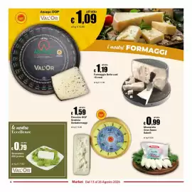 Volantino Sì con te Market Pagina 6: Formaggio Bella Lodi €1,19, Asiago DOP VAL'OR €1,09