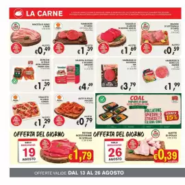 Volantino D'Italy Pagina 4: Hamburger Martini €1,99, Salsiccia di pollo e tacchino Amadori €4,49