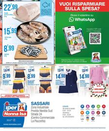 Volantino Iper Nonna Isa Pagina 24: Seppie nere €15,99, Filone di pesce spada €22,99