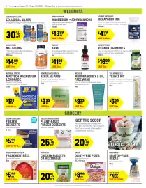 New Seasons Market weekly ad week 33 Page 4: Source Naturals Melatonin 1mg €4,99, Alden's Organic Frozen Desserts €5,99