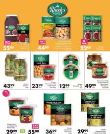 Save catalogue Page 18: Rhodes Pineapple Rings/Pieces/Crush €29,99, Rhodes Mixed Fruit/ Apricot Jam €36,99