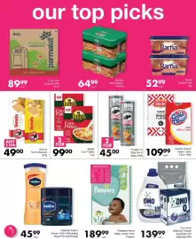 Save catalogue Page 2: Vaseline Lotion/Cream €45,99, Golden Cloud/Sasko Cake Flour €109,99