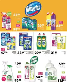 Save catalogue Page 74: Sunlight Dishwashing Liquid Pouch Ultra Power €33,99, Domestos Rimblock €47,00