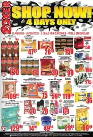 Boxer catalogue Page 2: Sunlight 5in1 Handwash Powder €69,99, ALL GOLD Tomato Sauce €90,00
