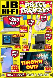 JB Hi-Fi catalogue Page 32: Roborock Q7B+ Robotic Vacuum €349,00, ASUS Vivobook Notebook €899,00