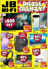JB Hi-Fi catalogue Page 1: Samsung Galaxy S26 €999,00, Dell 27" FHD Monitor €149,00