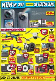 JB Hi-Fi catalogue Page 21: OM System TG-7 Tough Digital Camera €628,00, DJI Osmo Action 4 Standard Combo €299,00