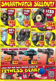JB Hi-Fi catalogue Page 23: Ryze Hot & Cold Massage Gun €169,00, Ryze Elevate Gen2 Smartwatch €79,00