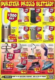 JB Hi-Fi catalogue Page 28: Braun FreeStyle 3 Steam Iron €69,00, Philips 5000 Series Steam Iron €79,00