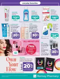 Ramsay Pharmacy catalogue Page 7: Mae Essential Radial Brush Small €5,99, Avène Xeracalm Nutrition Cleansing Gel €18,49