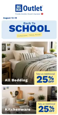 Big Box Outlet Store (valid until 19-08)