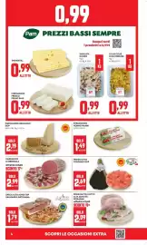 Volantino Pam Pagina 4: Carpaccio di bresaola €2,99, Speck Alto Adige IGP Salumeria Artigiana €1,79