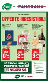 Volantino Panorama Pagina 1: Gelato Barattolino Sammontana €2,79, Prosecco Rosé DOC Villa Polini €3,99