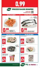 Volantino Panorama Pagina 15: Trota salmonata Tesori dell'Arca €0,99, Tranci di salmone marinato red thai MOWI €6,90